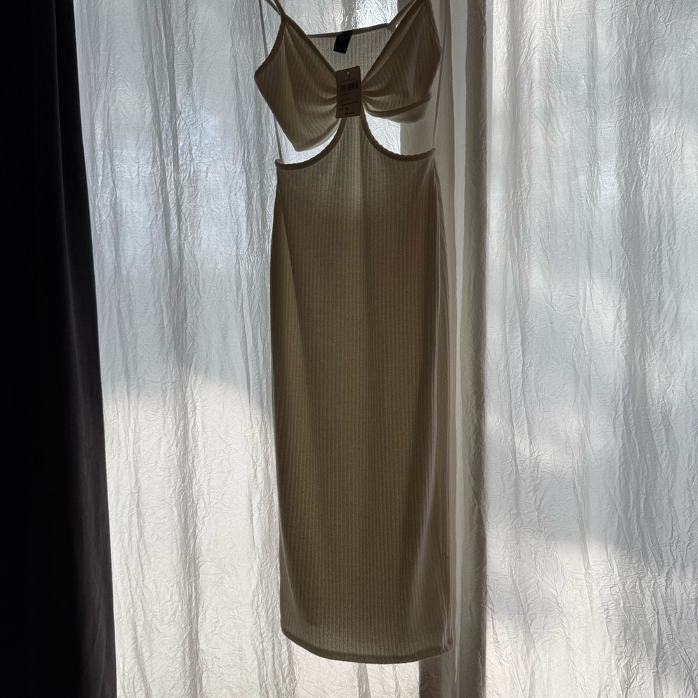 NWT Windsor Ivory Cutout Beach Summer Midi Dress - Picture 10 of 15
